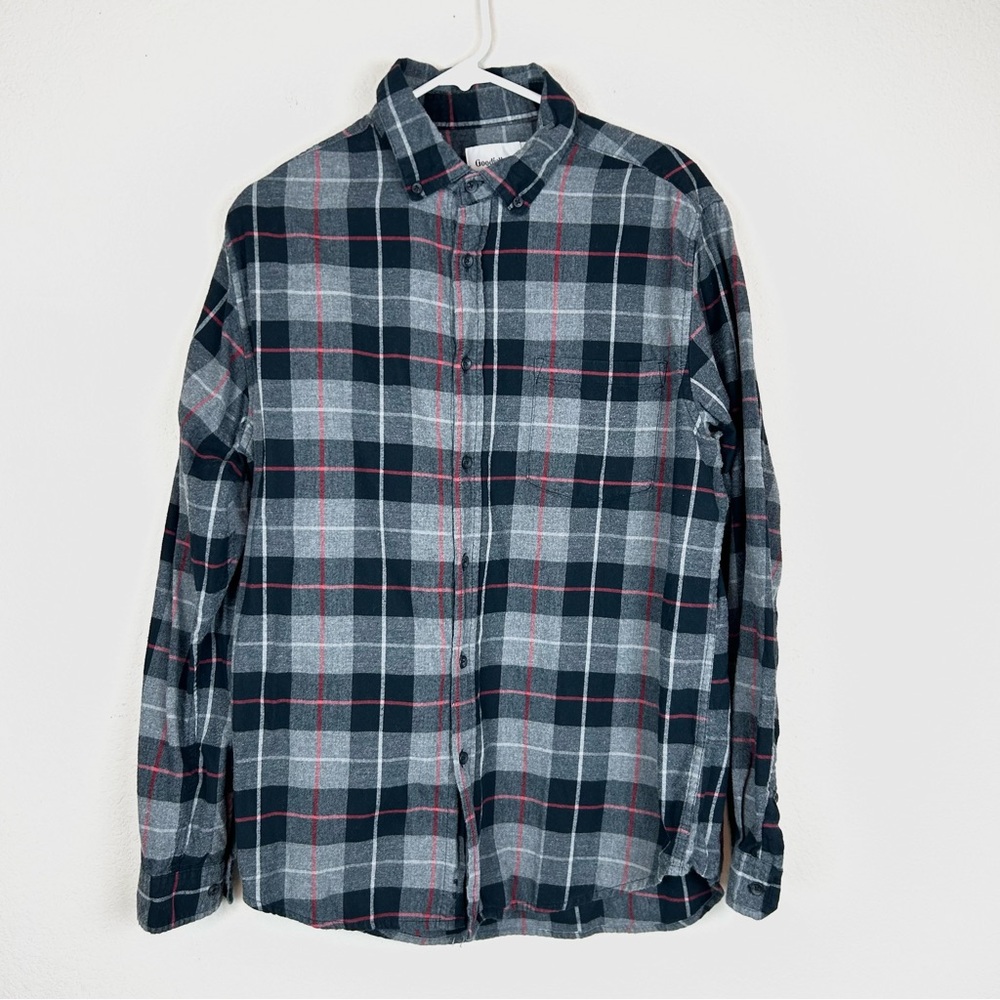 Goodfellow & Co. Standard Fit Plaid Button Down Shirt